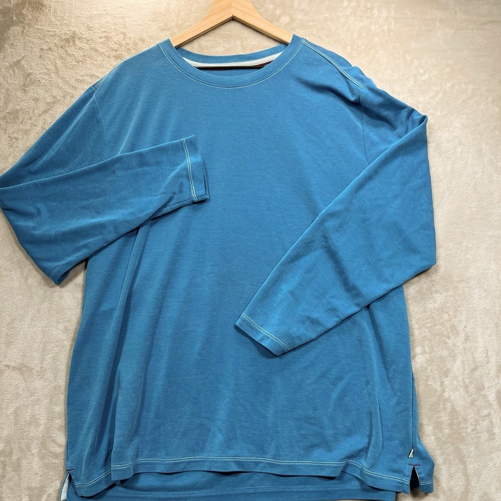 Tommy Bahama Shirt Mens 3XL Long Sleeve Tencel Lyocell Blend